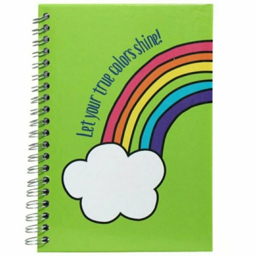 Let Your True Colors Shine Hardcover Spiral Journal